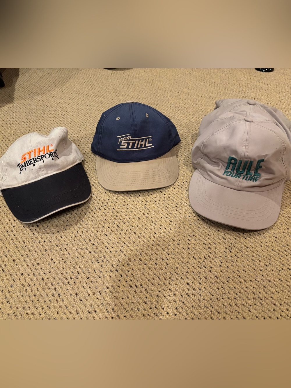 Vintage STIHL Hats - lot of 5